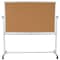 Flash Furniture Cork/Marker Board, 64.25W x 64.75H YU-YCI-005-CK-GG - alternate 6