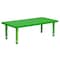 Flash Furniture Rectangle Activity Table, Plastic, Steel, Green YU-YCX-001-2-RECT-TBL-GREEN-GG - alternate 8