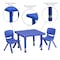 Flash Furniture Square Activity Table, Plastic, Steel, Blue YU-YCX-0023-2-SQR-TBL-BLUE-R-GG - alternate 6