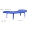 Flash Furniture Kidney Activity Table, Plastic, Steel, Blue YU-YCX-004-2-MOON-TBL-BLUE-GG - alternate 4