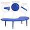 Flash Furniture Kidney Activity Table, Plastic, Steel, Blue YU-YCX-004-2-MOON-TBL-BLUE-GG - alternate 5