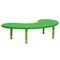 Flash Furniture Kidney Activity Table, Plastic, Steel, Green YU-YCX-004-2-MOON-TBL-GREEN-GG - alternate 3