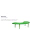 Flash Furniture Kidney Activity Table, Plastic, Steel, Green YU-YCX-004-2-MOON-TBL-GREEN-GG - alternate 5