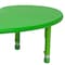 Flash Furniture Kidney Activity Table, Plastic, Steel, Green YU-YCX-004-2-MOON-TBL-GREEN-GG - alternate 10