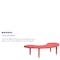 Flash Furniture Kidney Activity Table, Plastic, Steel, Red YU-YCX-004-2-MOON-TBL-RED-GG - alternate 3