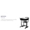 Flash Furniture Desk Chair Open Front Desk and Chair, 16-1/4" to 18-1/2" Height, Grey YU-YCX-046-09010-GG - alternate 6