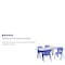 Flash Furniture Rectangle Activity Table, Plastic, Steel, Grey YU-YCY-060-0034-RECT-TBL-BLUE-GG - alternate 4