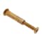 Zoro Select Arch Barrel, 1/4"-20, 1 9/16 in Brl Lg, 3/8 in Brl Dia, Steel Brass-Plated Z5217 - alternate 1