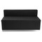 Flash Furniture 9 pcs. Living Room Set, 25-1/4" to 144-1/2" x 27", Upholstery Color: Black ZB-803-410-SET-BK-GG - alternate 2