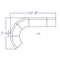 Flash Furniture 5 pcs. Living Room Set, 25-1/4" to 89-1/2" x 27", Upholstery Color: White ZB-803-470-SET-WH-GG - alternate 4