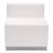 Flash Furniture 5 pcs. Living Room Set, 25-1/4" to 89-1/2" x 27", Upholstery Color: White ZB-803-470-SET-WH-GG - alternate 2