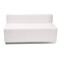 Flash Furniture 8 pcs. Living Room Set, 25-1/4" to 129" x 27", Upholstery Color: White, Shape: Concave ZB-803-530-SET-WH-GG - alternate 3