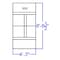 Flash Furniture 6 pcs. Living Room Set, 25-1/4" to 51" x 27", Upholstery Color: Black, Series: Alon ZB-803-650-SET-BK-GG - alternate 2