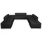 Flash Furniture 7 pcs. Living Room Set, 25-1/4" to 102-1/2" x 27", Upholstery Color: Black ZB-803-660-SET-BK-GG - alternate 7