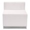 Flash Furniture 3 pcs. Living Room Set, 25-1/4" to 25-1/2" x 27", Upholstery Color: White, Frame Material: Metal ZB-803-680-SET-WH-GG - alternate 2