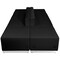 Flash Furniture 6 pcs. Living Room Set, 25-1/4" to 51" x 27", Upholstery Color: Black ZB-803-690-SET-BK-GG - alternate 4