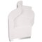 Flash Furniture 3 pcs. Living Room Set, 25-1/4" to 27-1/2" x 27", Upholstery Color: White ZB-803-720-SET-WH-GG - alternate 2