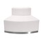 Flash Furniture 3 pcs. Living Room Set, 25-1/4" to 27-1/2" x 27", Upholstery Color: White ZB-803-720-SET-WH-GG - alternate 3