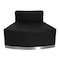 Flash Furniture 4 pcs. Living Room Set, 25-1/4" to 31-1/2" x 27", Upholstery Color: Black ZB-803-730-SET-BK-GG - alternate 2