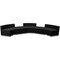 Flash Furniture 5 pcs. Living Room Set, 25-1/4" to 52" x 27", Upholstery Color: Black, Series: Alon ZB-803-810-SET-BK-GG - alternate 7