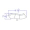 Flash Furniture 3 pcs. Living Room Set, 25-1/4" to 30-1/2" x 27", Upholstery Color: White ZB-803-830-SET-WH-GG - alternate 5