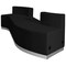 Flash Furniture 4 pcs. Living Room Set, 25-1/4" to 41-1/2" x 27", Upholstery Color: Black ZB-803-860-SET-BK-GG - alternate 4