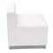 Flash Furniture Hercules Alon Chair, White Back, 25-1/2 in W 25-1/4" L 27" H, Leather Seat ZB-803-CHAIR-WH-GG - alternate 4