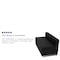 Flash Furniture Loveseat, 25-1/4" x 27", Upholstery Color: Black ZB-803-LS-BK-GG - alternate 3
