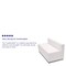 Flash Furniture Loveseat, 25-1/4" x 27", Upholstery Color: White ZB-803-LS-WH-GG - alternate 5