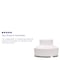 Flash Furniture Hercules Alon Convex Chair, White Back, 41-1/2 in W 25-1/4" L 27" H, Leather Seat ZB-803-OUTSEAT-WH-GG - alternate 2