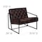 Flash Furniture Madison Accent Chair, Bomber Jacket Seat, 29 W 31-3/4" L 27.5 H ZB-8522-BJ-GG - alternate 3
