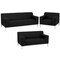 Flash Furniture Living Room Set, 31" x 29-1/4", Upholstery Color: Black ZB-DEFINITY-8009-SET-BK-GG - alternate 4