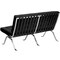 Flash Furniture Loveseat, 32" x 35", Upholstery Color: Black ZB-FLASH-801-LS-BK-GG - alternate 3