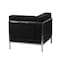 Flash Furniture Hercules Imagination Chair, Black Back, 28-1/2 in W 28-1/2" L 27-1/2" H, Leather Seat ZB-IMAG-LEFT-CORNER-GG - alternate 4