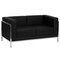 Flash Furniture Loveseat, 28-3/4" x 27-1/4", Upholstery Color: Black ZB-IMAG-LS-GG - alternate 4