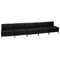 Flash Furniture HERCULES Imagination Series Black LeatherSoft Lounge Set with Ganging Clips, 5 Pieces ZB-IMAG-MIDCH-5-GG - alternate 3