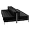 Flash Furniture HERCULES Imagination Series Black LeatherSoft Lounge Set with Ganging Clips, 6 Pieces ZB-IMAG-MIDCH-6-GG - alternate 2