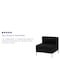 Flash Furniture Hercules Imagination Chair, Black Back, 28 in W 28-3/4" L 27-1/4" H, Armless, Leather Seat ZB-IMAG-MIDDLE-GG - alternate 5