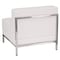 Flash Furniture Hercules Imagination Chair, Melrose White Seat, White Back, 28 in W 28-3/4" L 27-1/4" H, Armless ZB-IMAG-MIDDLE-WH-GG - alternate 5