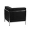 Flash Furniture Hercules Imagination Chair, Black Back, 28-1/2 in W 28-1/2" L 27-1/2" H, Leather Seat ZB-IMAG-RIGHT-CORNER-GG - alternate 3