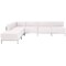 Flash Furniture 6 pcs. Living Room Set, 28-1/2", 84-1/2" x 27-1/2", Upholstery Color: White ZB-IMAG-SECT-SET10-WH-GG - alternate 3