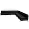 Flash Furniture 7 pcs. Living Room Set, 28-3/4", 112-1/2" x 27-1/2", Upholstery Color: Black ZB-IMAG-SECT-SET6-GG - alternate 2