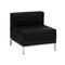 Flash Furniture 9 pcs. Living Room Set, 28-3/4" to 140-1/2" x 27-1/2", Upholstery Color: Black, Series: Imagination ZB-IMAG-SECT-SET7-GG - alternate 2