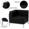 Flash Furniture 9 pcs. Living Room Set, 28-3/4" to 140-1/2" x 27-1/2", Upholstery Color: Black, Series: Imagination ZB-IMAG-SECT-SET7-GG - alternate 6