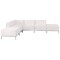Flash Furniture 6 pcs. Living Room Set, 28-3/4", 84-1/2" x 27-1/2", Upholstery Color: White ZB-IMAG-SECT-SET8-WH-GG - alternate 4