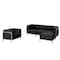 Flash Furniture HERCULES Imagination Series Black LeatherSoft Sectional & Chair with Ganging Clips, 5 Pieces ZB-IMAG-SET12-GG - alternate 2