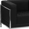 Flash Furniture HERCULES Imagination Series Black LeatherSoft Sofa & Chair Set with Ganging Clips ZB-IMAG-SET13-GG - alternate 2