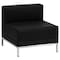 Flash Furniture HERCULES Imagination Series Black LeatherSoft Sofa Set with Ganging Clips, 5 Pieces ZB-IMAG-SET17-GG - alternate 4