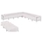 Flash Furniture 12 pcs. White Leather Reception Set, Imagination Series ZB-IMAG-SET18-WH-GG - alternate 2