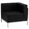 Flash Furniture HERCULES Imagination Series Black LeatherSoft Sectional & Sofa Set with Ganging Clips, 10 Pieces ZB-IMAG-SET19-GG - alternate 3